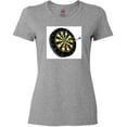 thumbnail image 3 of Inktastic Dart Board Women's T-Shirt, 3 of 5