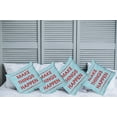 thumbnail image 2 of Ambesonne Saying Throw Pillow Cover 4 Pack, Positive Life Motivation, 20", Turquoise Maroon, 2 of 5