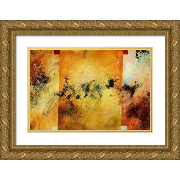 Peter, Christopher 32x23 Gold Ornate Wood Framed with Double Matting Museum Art Print Titled - Metric 4
