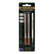 Angle View: Monteverde® Rollerball Refills For Waterman Rollerball Pens, Fine Point, 0.5 mm, Black, Pack Of 2 Refills