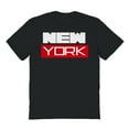 thumbnail image 1 of New York Graphic Black Men's Cotton T-Shirt, 1 of 1