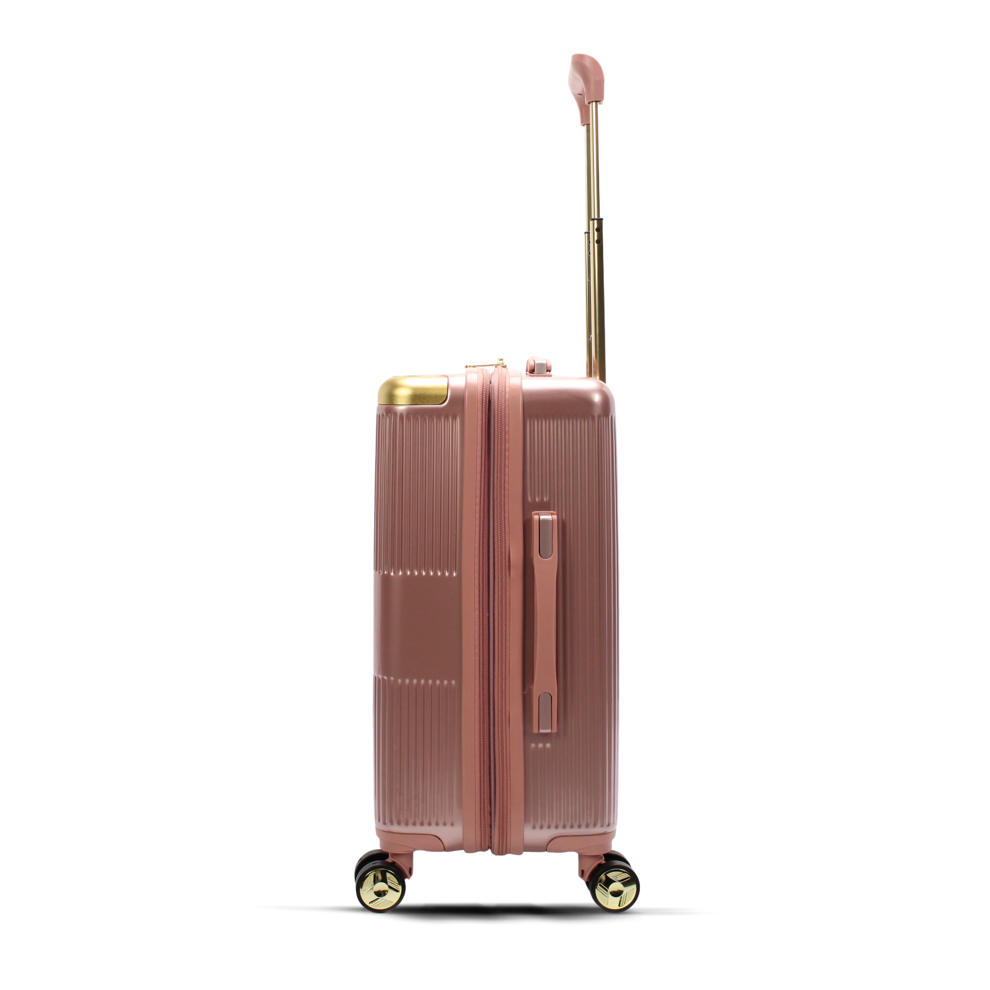 Protege 22 inch Carry-on Luggage Set with Luggage Tags, Blush Pink