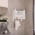 thumbnail image 3 of Compact Bathroom Cabinet with Towel Holder | Built-in Hook for Hand Towels | Long-Lasting Water-Resistant | Beautifies Bathroom Space, 3 of 4