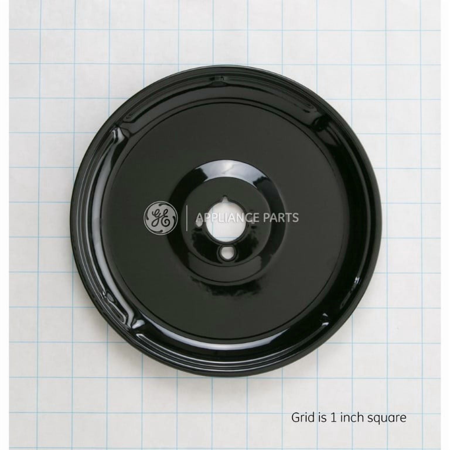 WB31K5077 GE Black Burner Drip Bowl OEM WB31K5077