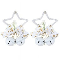 2 x Christmas bells-White