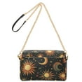 thumbnail image 2 of FORMRS Women Crossbody Purse with Chain Strap Vegan Leather Shoulder Handbag, Sun Moon and Stars Pattern, 2 of 7