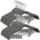 thumbnail image 1 of SONGMICS Perchas para Pantalones, 30 Perchas de Terciopelo, 42.5 cm de Largo, con Clips Ajustables, Antideslizantes, Gris, 1 of 5