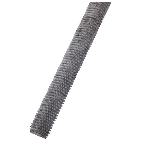 National Hardware Weather Resistant Threaded Rod, Steel, 24 in L, Coarse