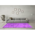thumbnail image 3 of Ahgly Company Indoor Rectangle Patchwork Purple Transitional Area Rugs, 8' x 10', 3 of 4