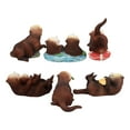 thumbnail image 4 of Ebros Colorful Nautical Pacific Sea Otters Family Miniature Figurines Set of 6, 4 of 6