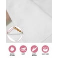 thumbnail image 6 of Easter Bunny Kitchen Dish Towels for Drying Dishes Set of 4, Spring Daisy Botanical Leaves Pink Plaid Waffle Weave Microfiber Hand Tea Bathroom Towels Quick Dry & Absorbent Towel 12x12, 6 of 7