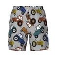 thumbnail image 4 of Lsque Mens Swim Trunks Color Tractor Pattern - Bathing Suit Compression Liner - Beach Swim Shorts Swimwear - (S-3XL) - Stretch Quick Dry -Small, 4 of 9