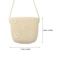 thumbnail image 4 of ColoMX 2Pcs Bolso de moda Niños Daisy Sun Hat Niñas Verano Playa Sombrero Wave Sombrero de paja Topee Niños Sombrero y bolso para niñas (Blanco lechoso), 4 of 8