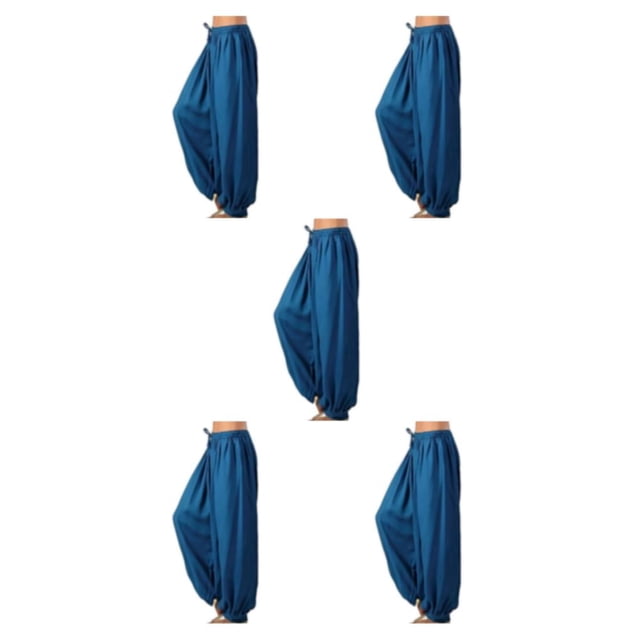 Pantalones casuales Qarigey de pierna ancha para niñas verano Gimnasio Yoga