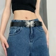 thumbnail image 2 of Fairy Grunge Leather Belts Y2K Women Butterfly Fairycore Punk Goth Buckle Grommet Waist Belt Accessories, 2 of 5