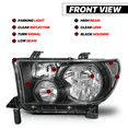 thumbnail image 4 of M-AUTO Headlight Assembly for 08-17 Toyota Sequoia / 07-13 Toyota Tundra Pickup, Black Housing Clear Lens Clear Corner, 4 of 8
