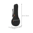 thumbnail image 2 of WHAMVOX Sac de Rangement Banjo Noir Durable avec Bandoulières et Poignée pour Protection Banjo, 2 of 8