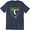 Navy Heather, variant on 437 Italia Flag Mens Funny Country italian Italy Cool Futbol Soccer T-Shirt