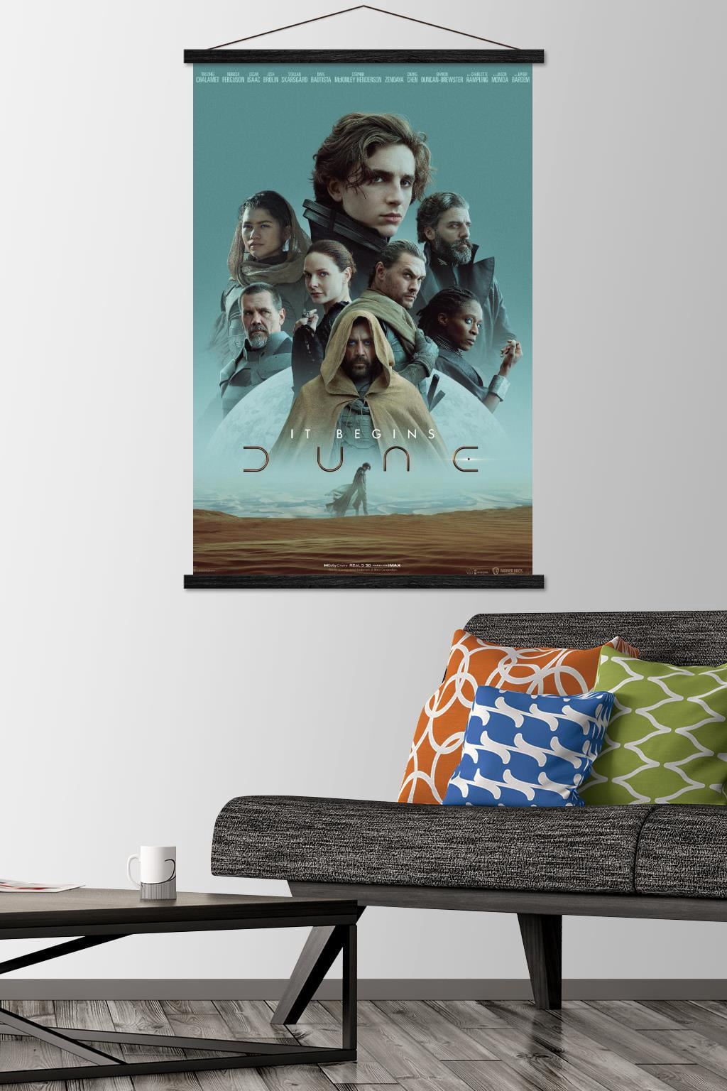 Dune - Part 1 Wall Poster with Magnetic Frame, 22.375" x 34"