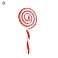 thumbnail image 2 of D-GROEE 6Pcs Christmas Plastic Candy Cane Lollipop Ornament, Christmas Tree Hanging Decoration Twisted Toy Crutch Candy Canes Stick for Home Party Holiday Xmas Embellishment, 2 of 7