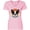 Classic Pink, variant on Inktastic Boston Terrier Dog Retro Sunset Women's V-Neck T-Shirt