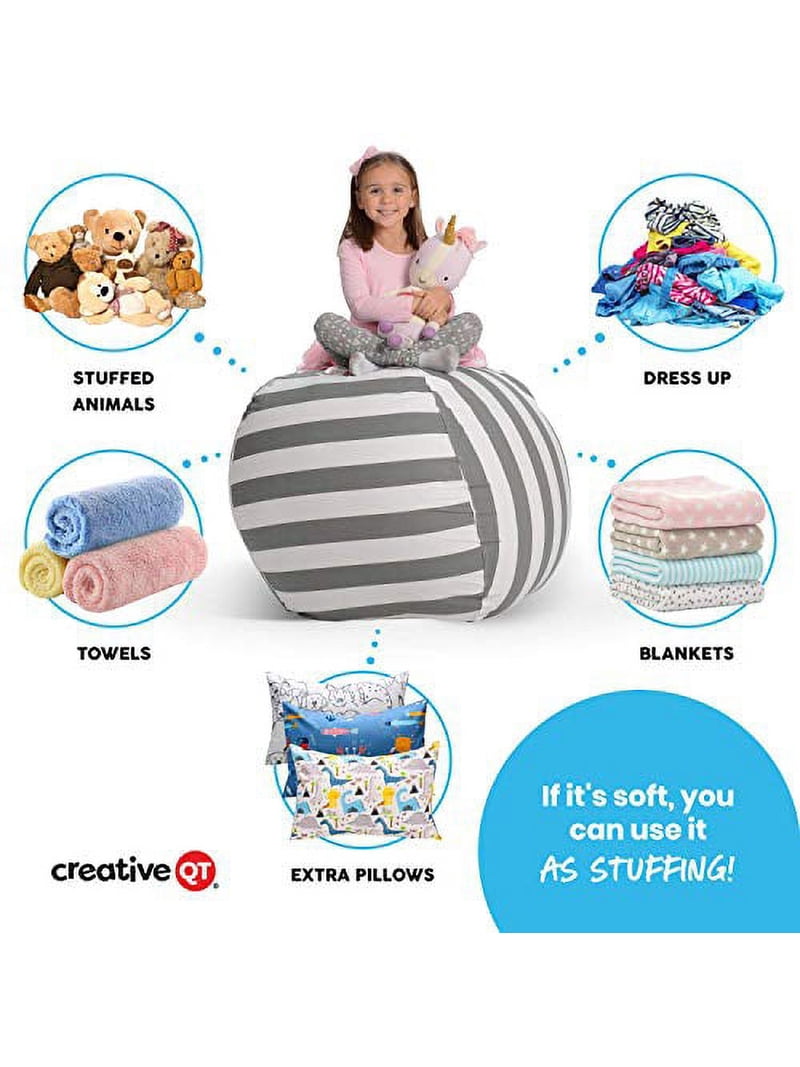 Creative QT Stuffed Animal Storage Bean Bag Chair - Extra Large