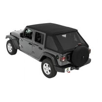 Bestop 56863-35 - Trektop Slantback Soft Top 2018-Current Jeep Wrangler JL, 4-Door