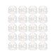 thumbnail image 1 of EeaseMX 20 tapones de seguridad de silicona y latón para pendientes, cómodos, de repuesto para accesorios de aretes (plata), 1 of 7