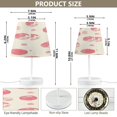 thumbnail image 2 of Table Lamp Small 5.9x10.8 Inches Table Lamps Night Light Tools & Home Improvement Bedroom Lamp Guest Room Lamp Study Lamp Office Lamp Pink Bubble, 2 of 7