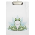 thumbnail image 1 of FMSHPON Funny Frog Doing Yoga Clipboard Hardboard Wood Nursing Clip Board and Pull for Standard A4 Letter 13x9 inches, 1 of 6