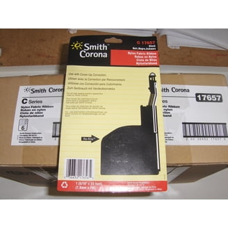 Cintas Para Máquina De Escribir Smith Corona SD 650 - Paquete De 6 Cartuchos, Modelos H-21000, SMC21000