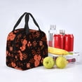 thumbnail image 2 of ZICANCN Insulated Lunch Bag for Women Men, Night Autumn Flowers Reusable Cute Lunch Bags for Picnic School Work Office, 2 of 8