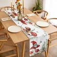 thumbnail image 3 of Gnomes Mushroom Table Runner - 90 Inch Long, Kitchen Dining Table Runner Dresser Scarves, Country Leaves Plants Butterfly Plants Farmhouse Decor for Coffee Tables Wedding Party Banquet, 3 of 8