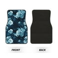 thumbnail image 2 of Naloa Ink Rose Car Foot Mat Set of 4 Pieces - Universal Floor Liner Neoprene Full Set Floor Mats for Cars Trucks SUV, 2 of 7