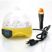 7 Eggs Incubation Equipment Home Incubator Quail Egg Incubator Laboratory Growning + Cool Led Light