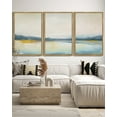 thumbnail image 4 of SHENIFY Large 24x36in3pcs Natural Framed Abstract Landscape Wall Art Set Minimalist Neutral Illustrations Modern Art Decorative Nordic for Living Room Bedroom Hallway, 4 of 6