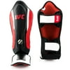 UFC PRO Training Shin Guard-SILVER/BKL/XL