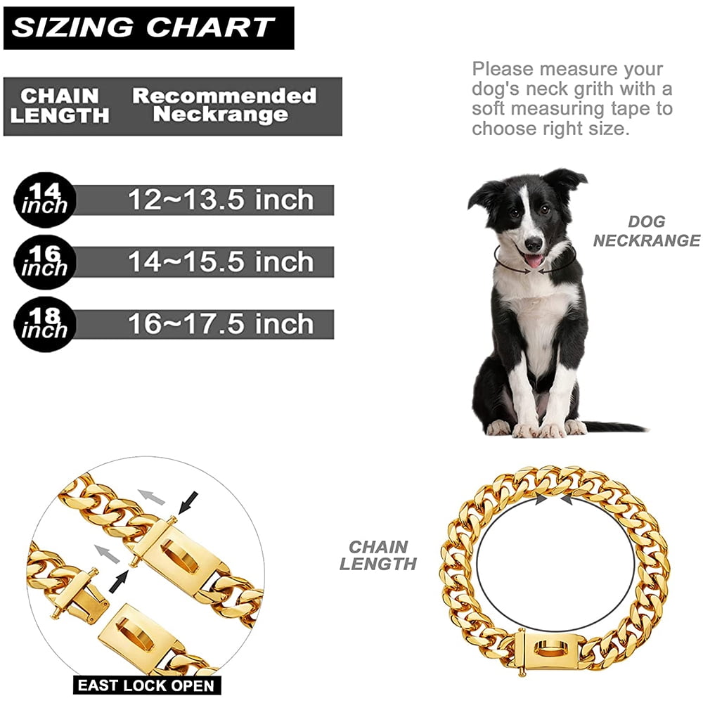 Lightweight Dog Necklace, Chain Link Dog Necklace, Dog Necklace for Dog, Chain  Dog Collar Gold, Lightweight Dog Jewelry, Jewellry for Dogs - Etsy