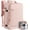 pinkwithreflectivestrip, variant on EIGTHTAIL Large Travel Backpack Carry On Backpack Hiking Backpack Waterproof Outdoor Sports Rucksack Multi-pocket Daypack School Bag Bookbag for Men Women Dark Grey