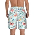 thumbnail image 3 of Kdxio Butterflies Pattern Mens Casual Shorts - Drawstring Summer Beach Sports Shorts for Men, 3 of 9
