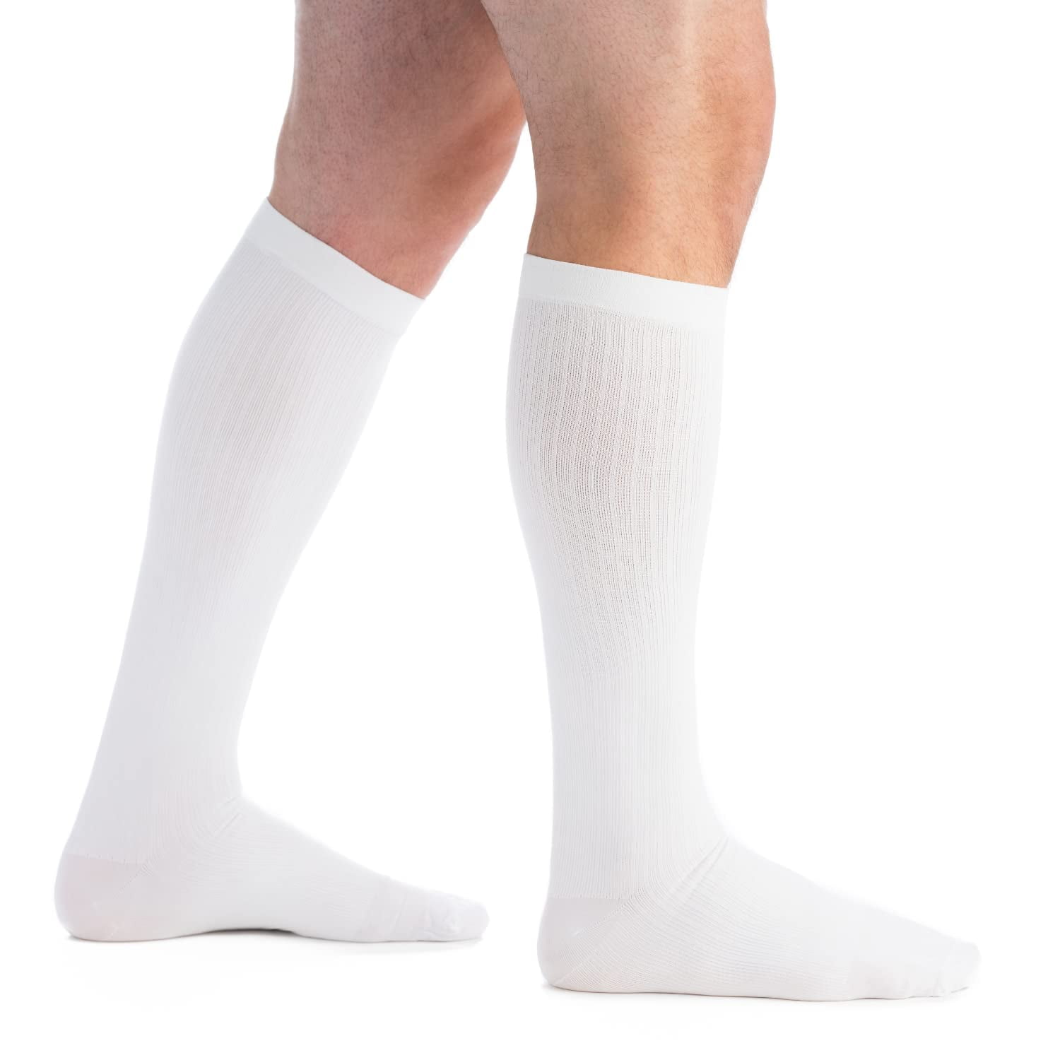 EvoNation Men’s Knee High 30-40 mmHg Graduated Compression Socks – Extra Firm Pressure Compression Garment