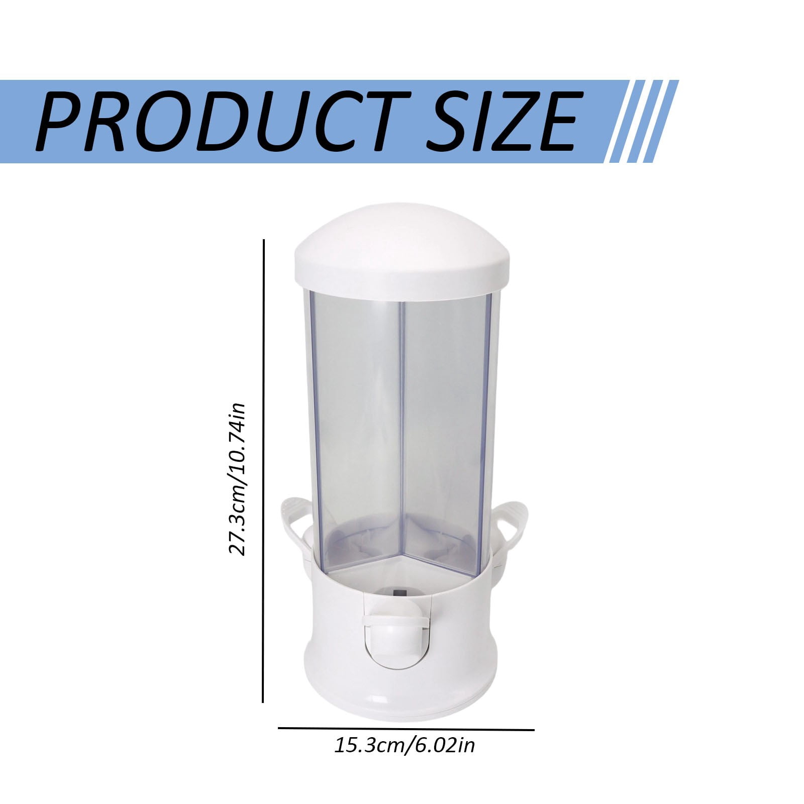 3 in 1 Candy and Nut Dispenser (Candy Dispenser, Nut Dispenser), Three Compartment Candy Vending Machine, Fun Candy and Nut Dispenser Newly Upgraded (Pearl White), by TINGXIN