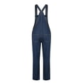 thumbnail image 5 of Gvmfive Men Multi Pockets Stonewashed Long Denim Bib Overall, 5 of 7
