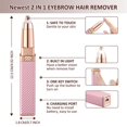 thumbnail image 4 of CHOK Eyebrow Trimmer & Facial Hair Removal for Women  Eyebrow Razor and Painless Hair Shaver, 4 of 5