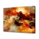 thumbnail image 1 of Póster de lienzo abstracto con diseño de flujo naranja para pared, decoración de dormitorio, paisaje deportivo, decoración de oficina, regalo, estilo marco, 16 x 24 pulgadas (40 x 60 cm), 1 of 8