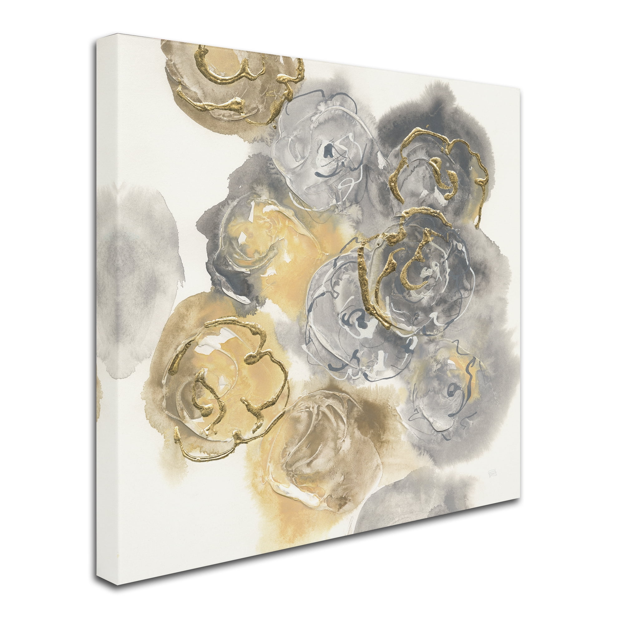 Trademark Fine Art 'Gold Edged Neutral II' Canvas Art by Chris Paschke