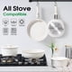 thumbnail image 4 of Juego de utensilios de cocina SODAY, 15 unidades, antiadherentes con mango desmontable, color blanco, 4 of 8