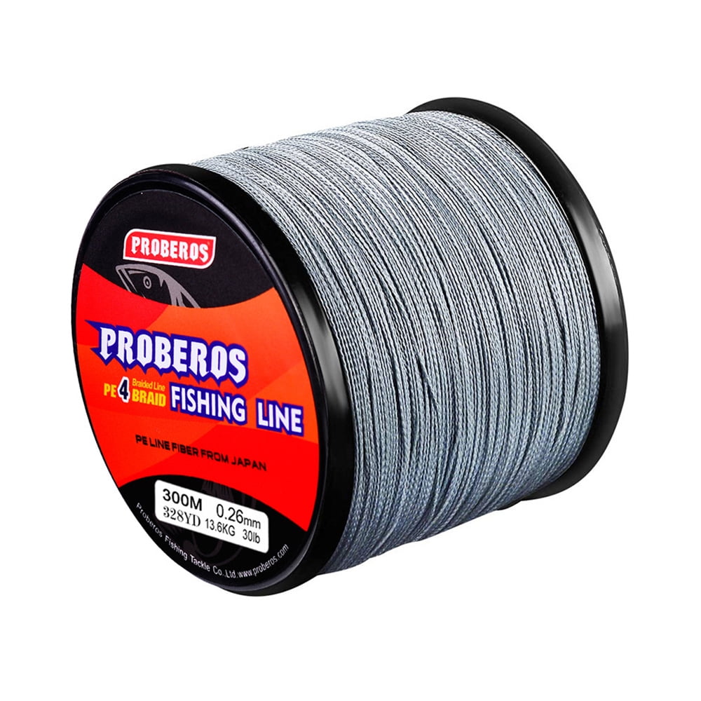 Originalsourcing 300m Braided Fishing Line, 4-Strand Braid