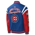 thumbnail image 3 of Men's G-III Sports by Carl Banks Royal Chicago Cubs Title Holder Full-Snap Varsity Jacket, 3 of 3