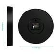 thumbnail image 2 of Wall clock Plastic Silent Suitable for decoration 12in Black, 2 of 4